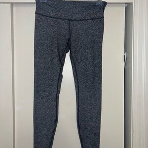 LuLuLemon Dark Heather Grey athletic leggings